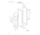 Frigidaire FPHC2399KF0 refrigerator door diagram