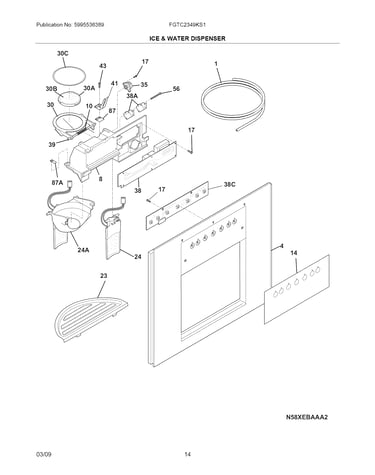 Ice & water dispenser