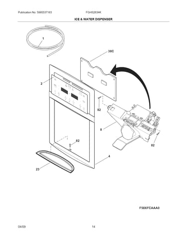 Ice & water dispenser