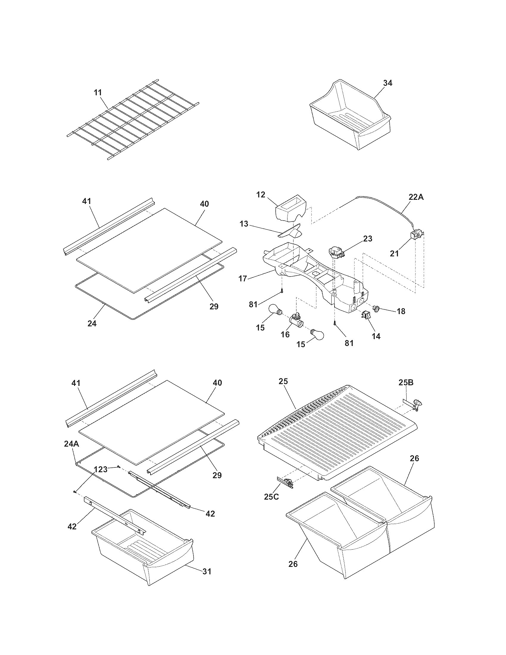 SHELVES