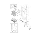 Frigidaire FFU21F5HWD cabinet diagram