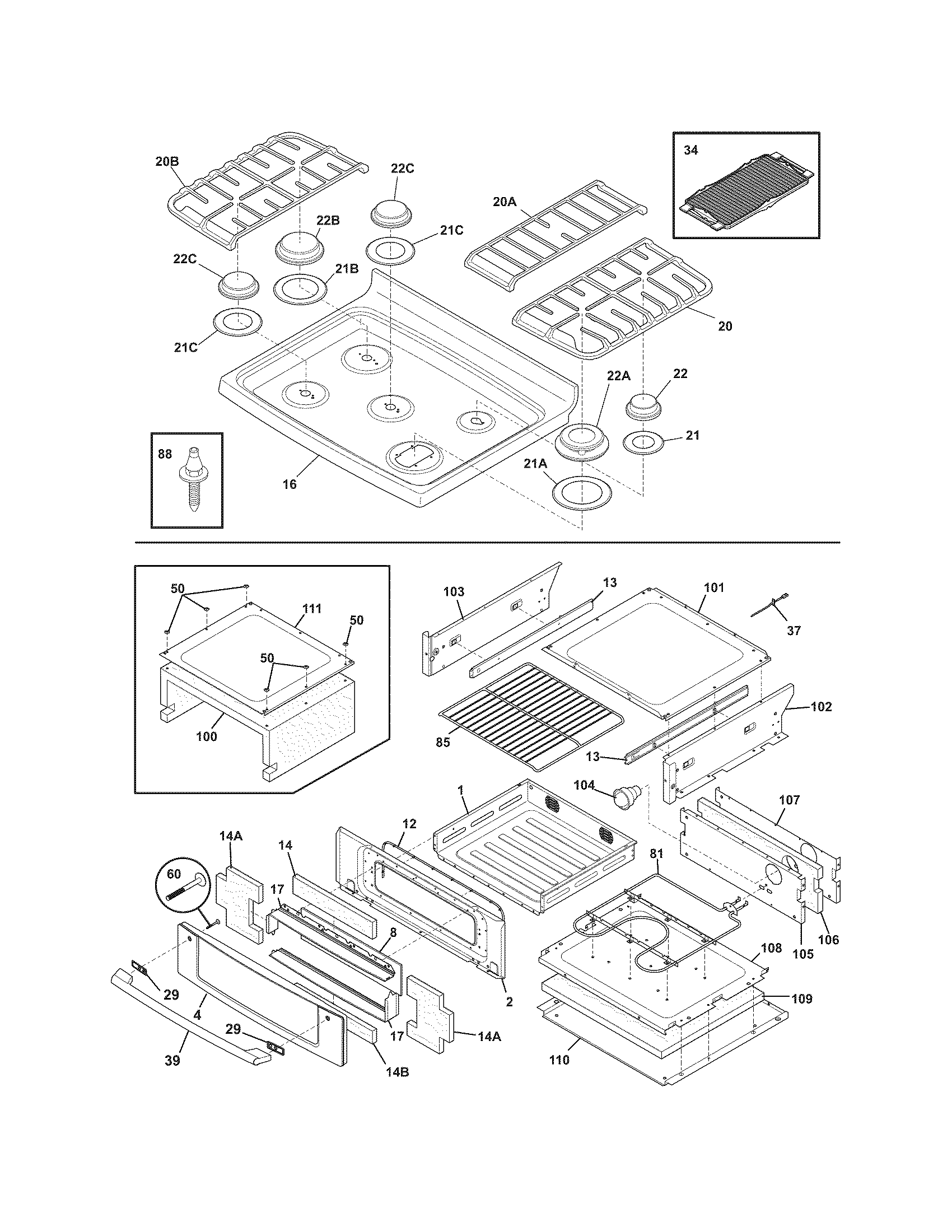 Top/drawer