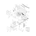 Frigidaire FAFW3511KB0 control panel diagram