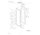 Frigidaire FGHS2369KP1 refrigerator door diagram