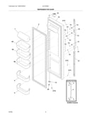 Refrigerator door