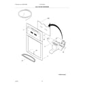 Frigidaire FGHC2344KF1 ice & water dispenser diagram