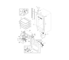 Electrolux E32AR75DCL0 cabinet diagram