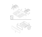 Kenmore 79078530606 top/drawer diagram