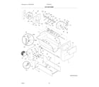 Frigidaire FRS3HF6JSB1 ice container diagram
