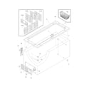 Frigidaire GLFC2528FW9 cabinet diagram