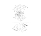 Kenmore Elite 79041013801 top/drawer diagram