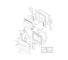 Kenmore Elite 79041013801 door diagram