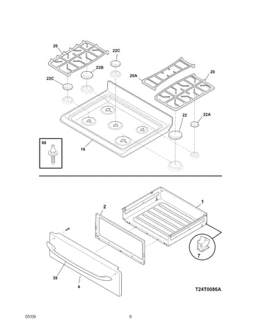 Top/drawer