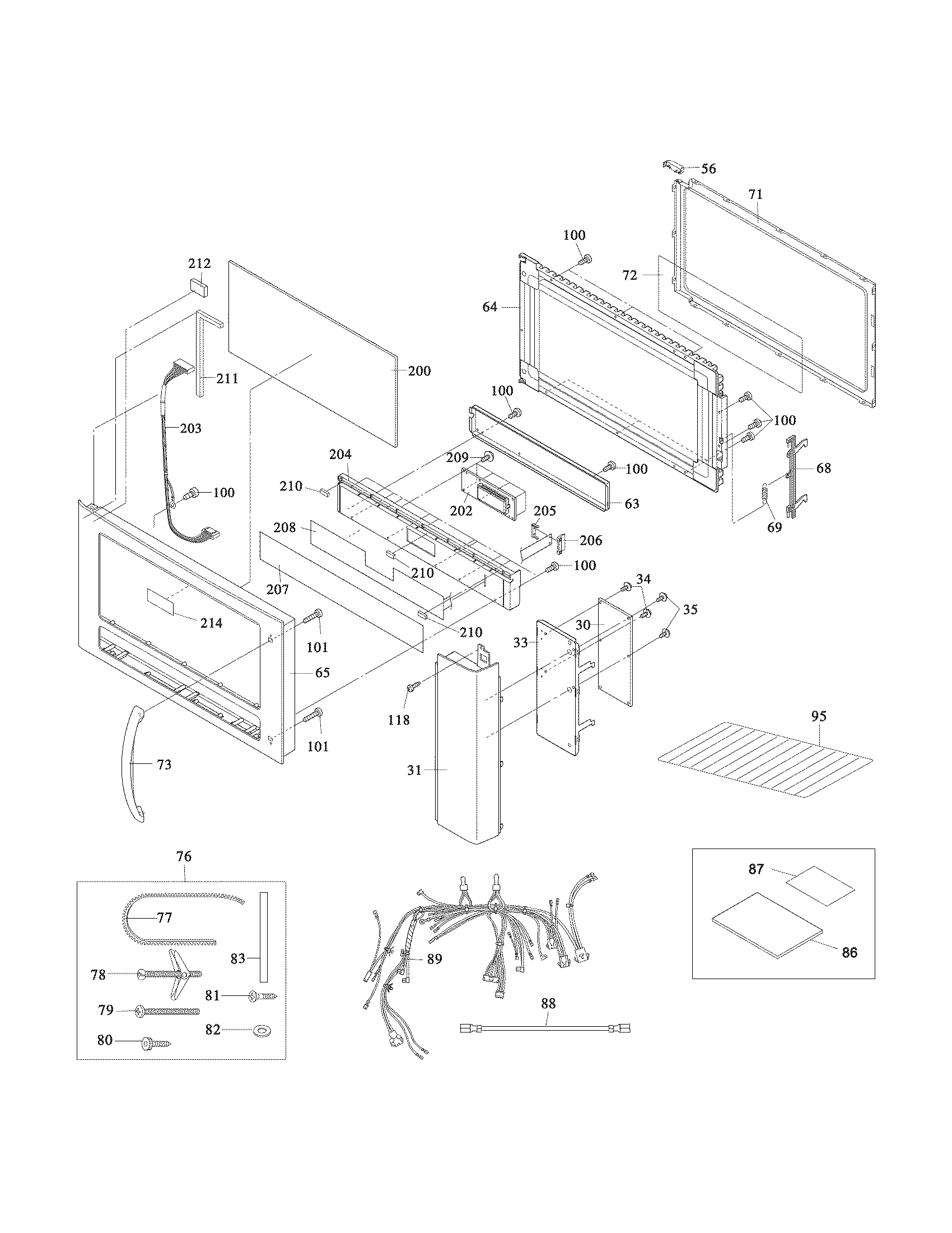 Control panel/door/misc
