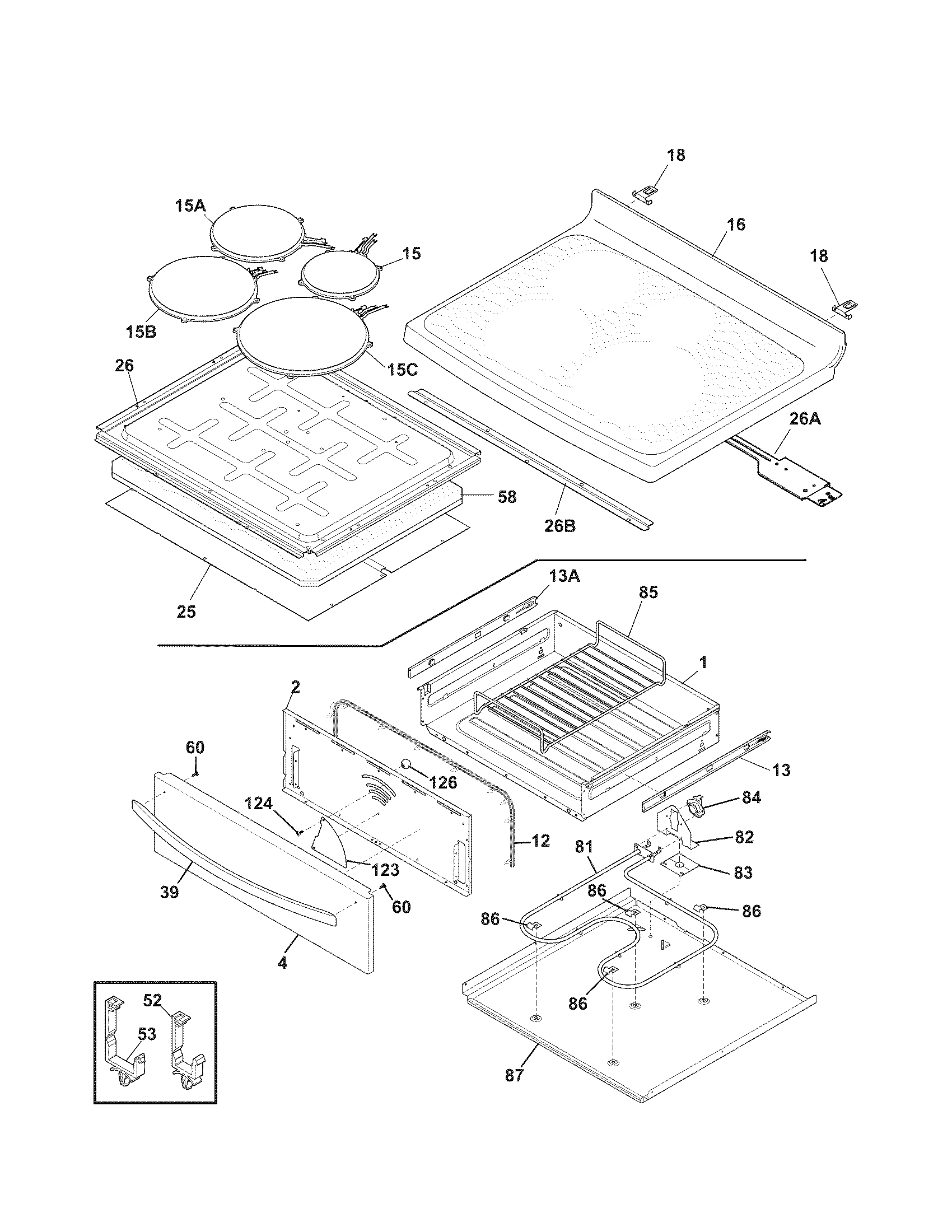 Top/drawer