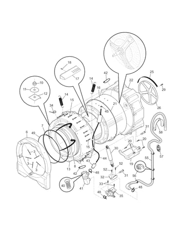 Motor/tub