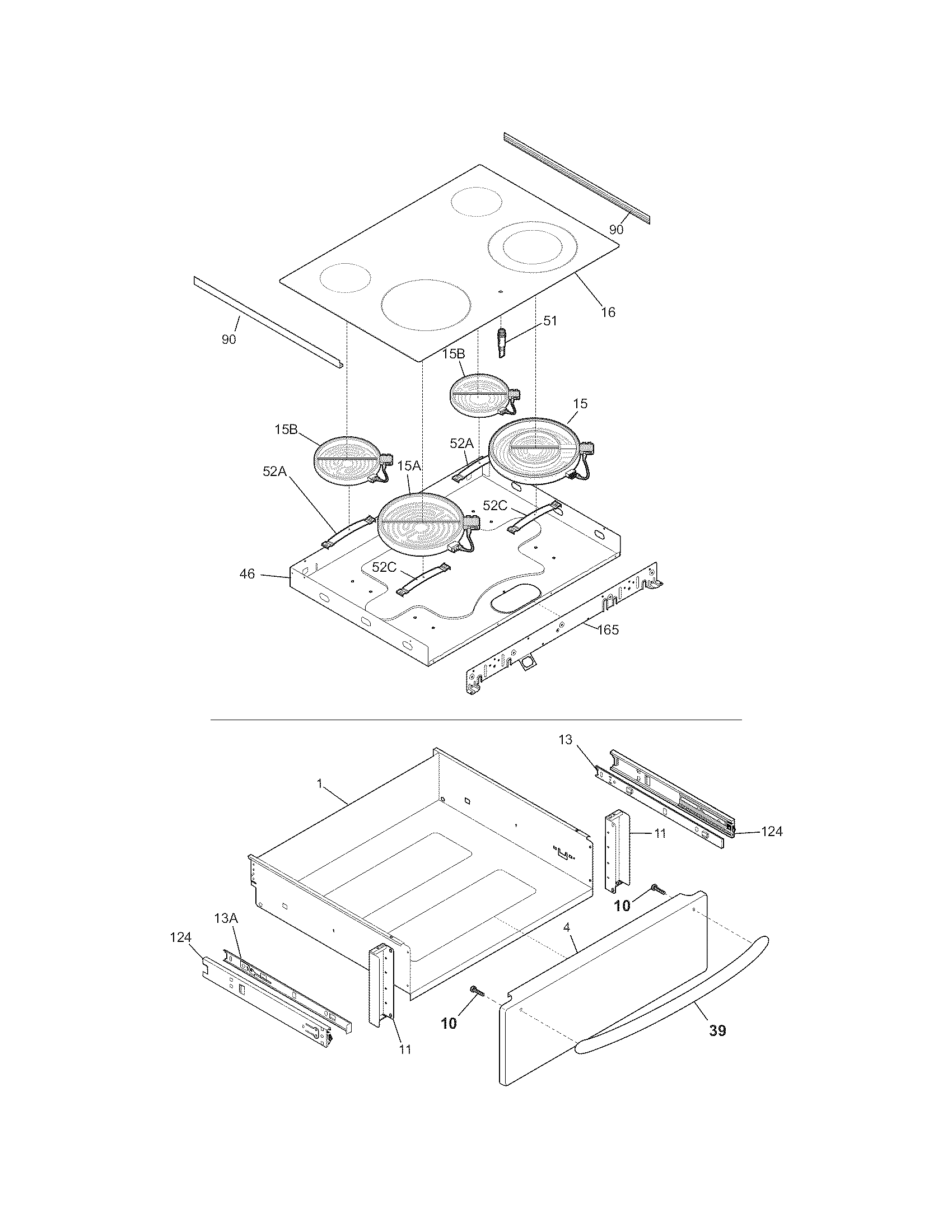 Top/drawer