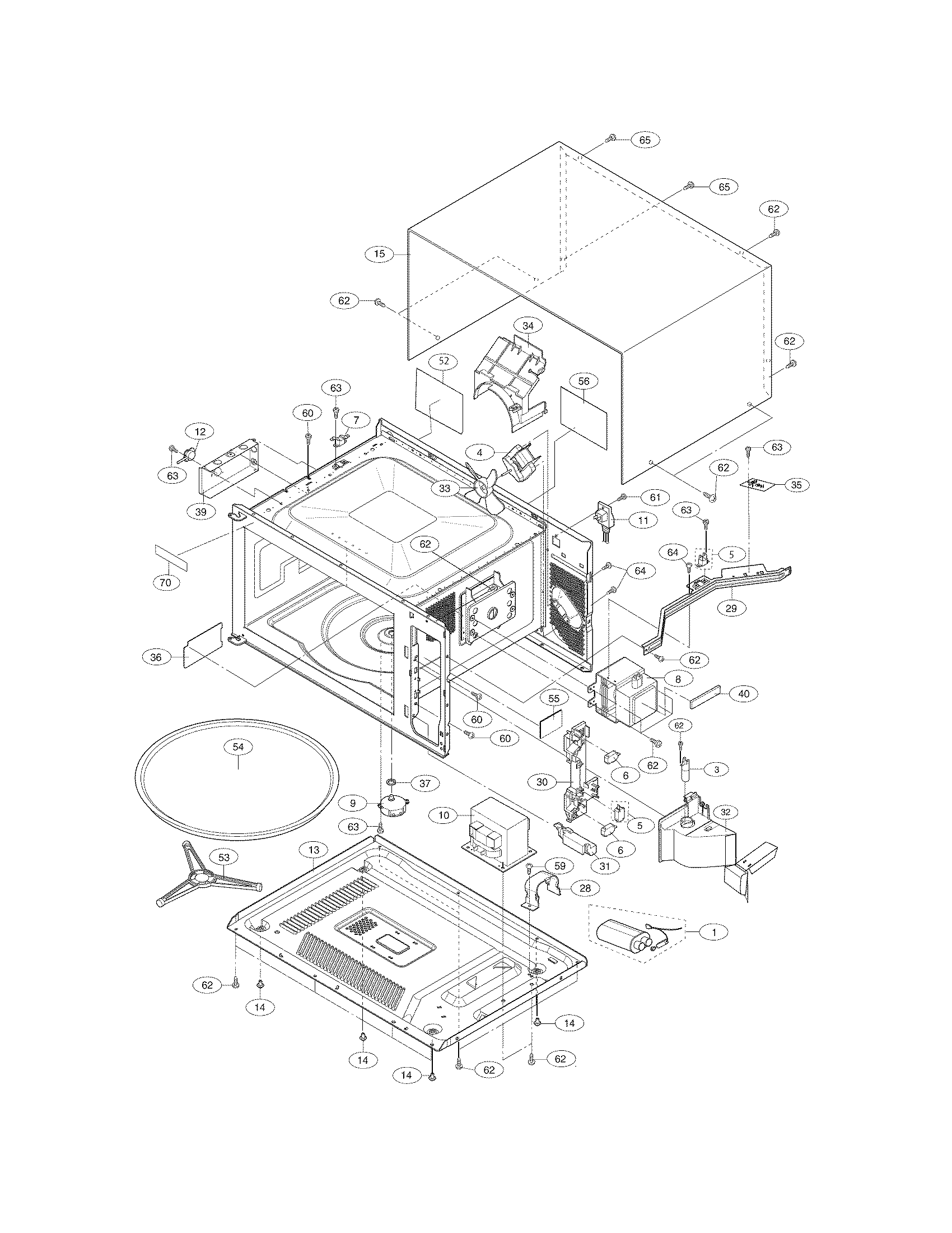 Oven cabinet