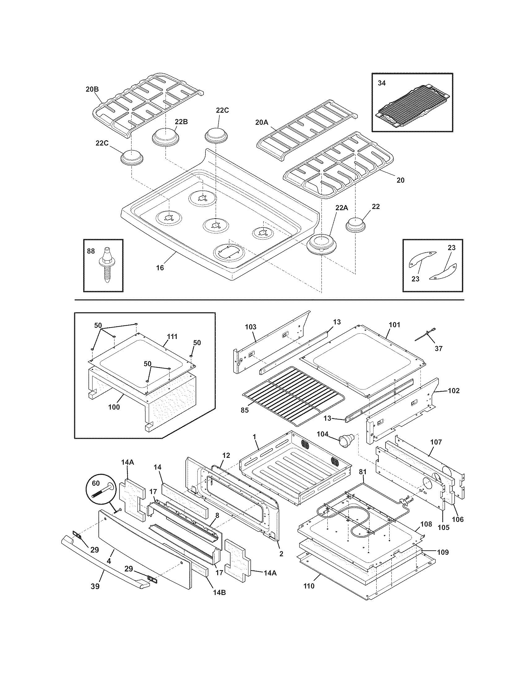 Top/drawer