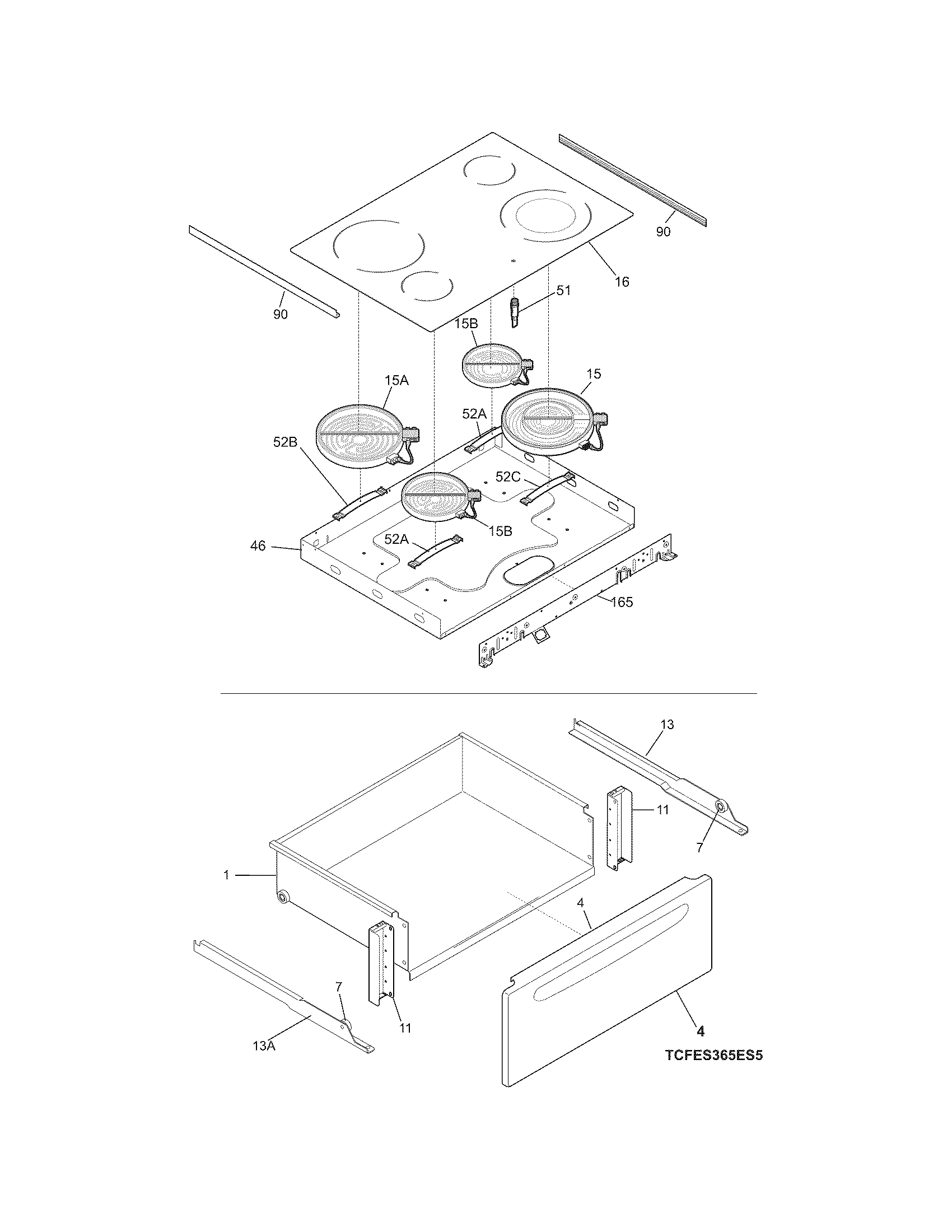 Top/drawer