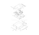Frigidaire FES365ECF top/drawer diagram