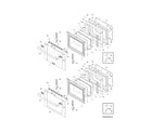 Electrolux EW30EW65GS6 doors diagram