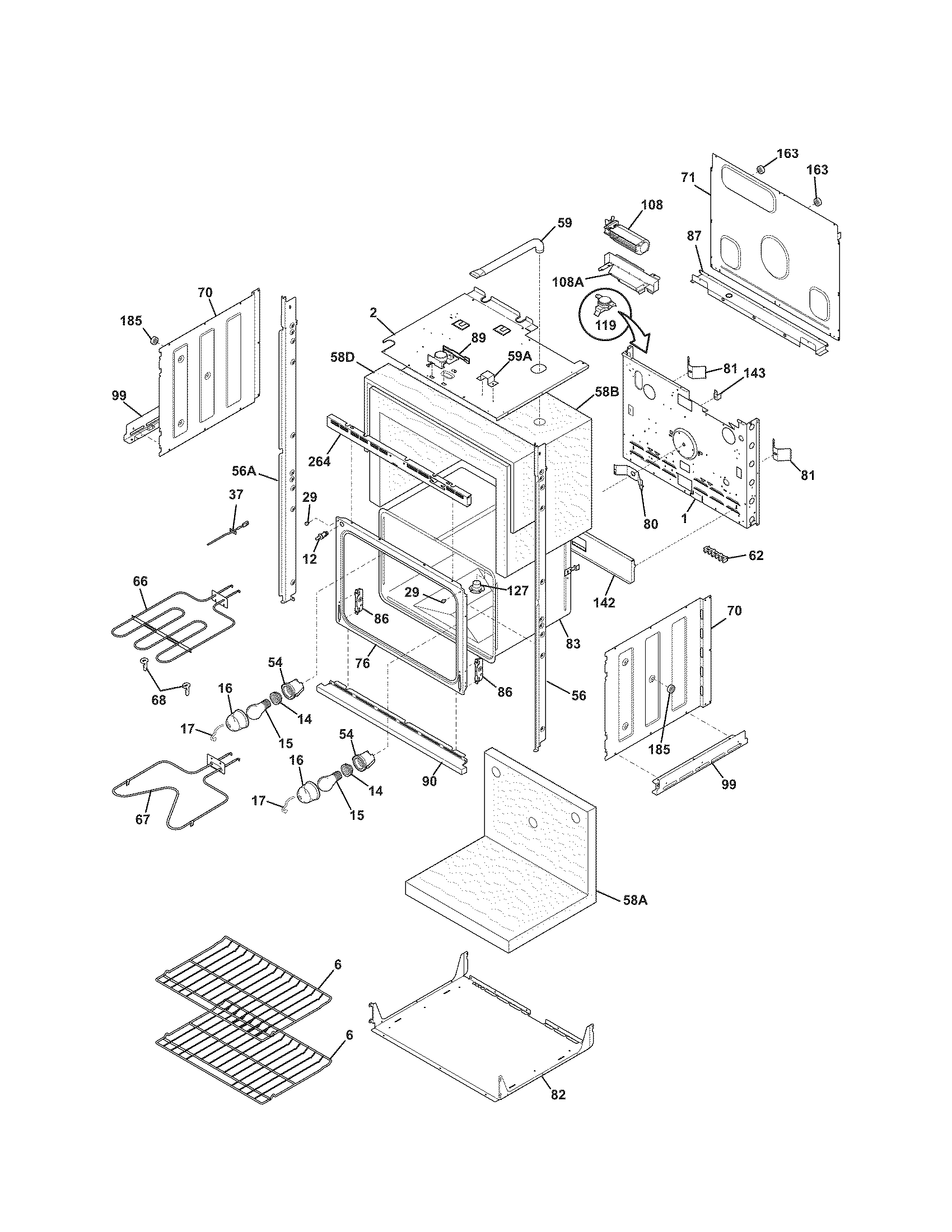 Lower oven
