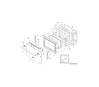 Electrolux EW27EW55GW4 door diagram