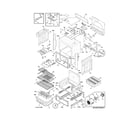 Frigidaire CGES3065KF1 body diagram