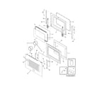 Frigidaire CGES3065KF1 door diagram