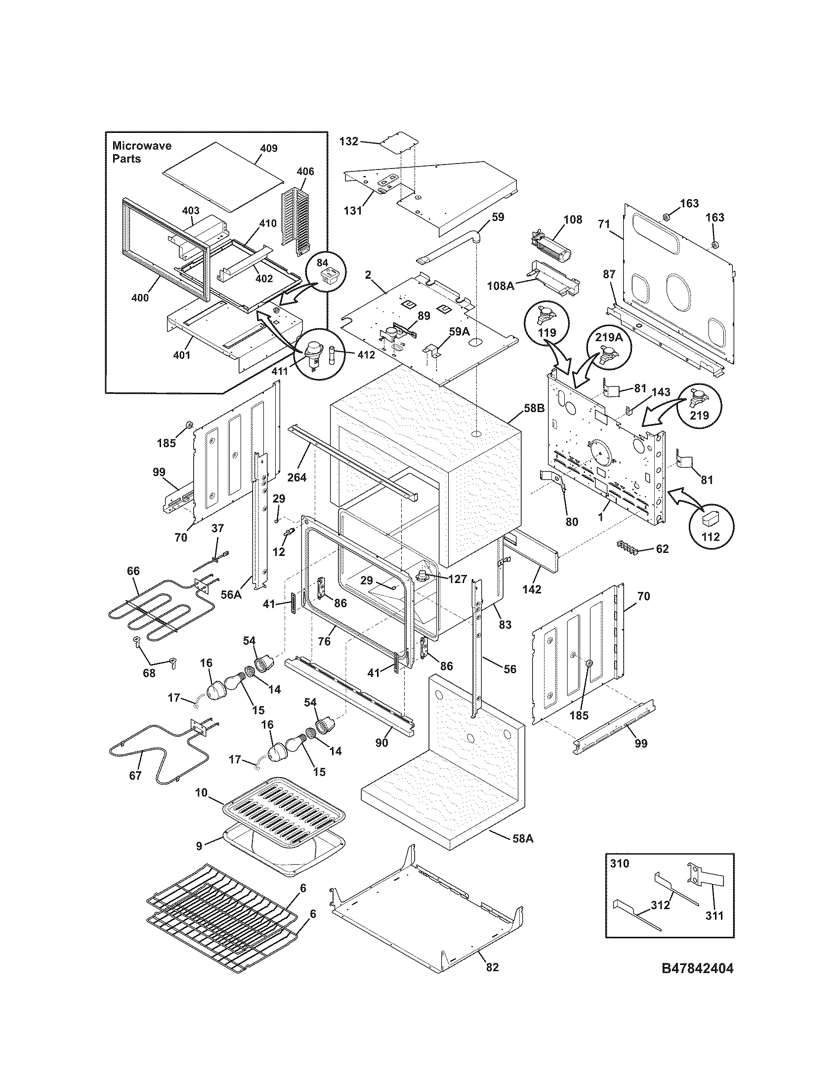 Lower oven