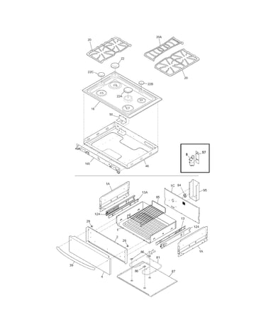 Top/drawer