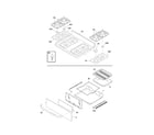 Kenmore 79070113706 top/drawer diagram
