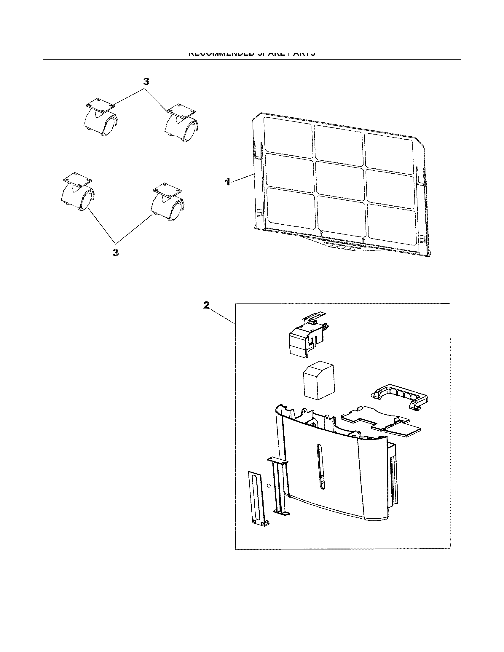 Recommended spare parts