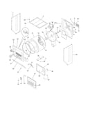 Upper cabinet/drum heater