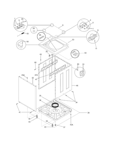 Lower cabinet/top