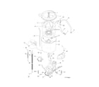 Kenmore 41797812704 motor/tub diagram