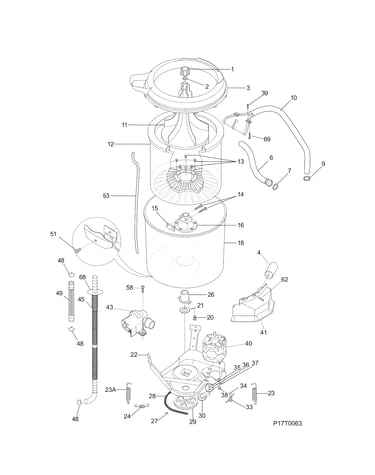Motor/tub