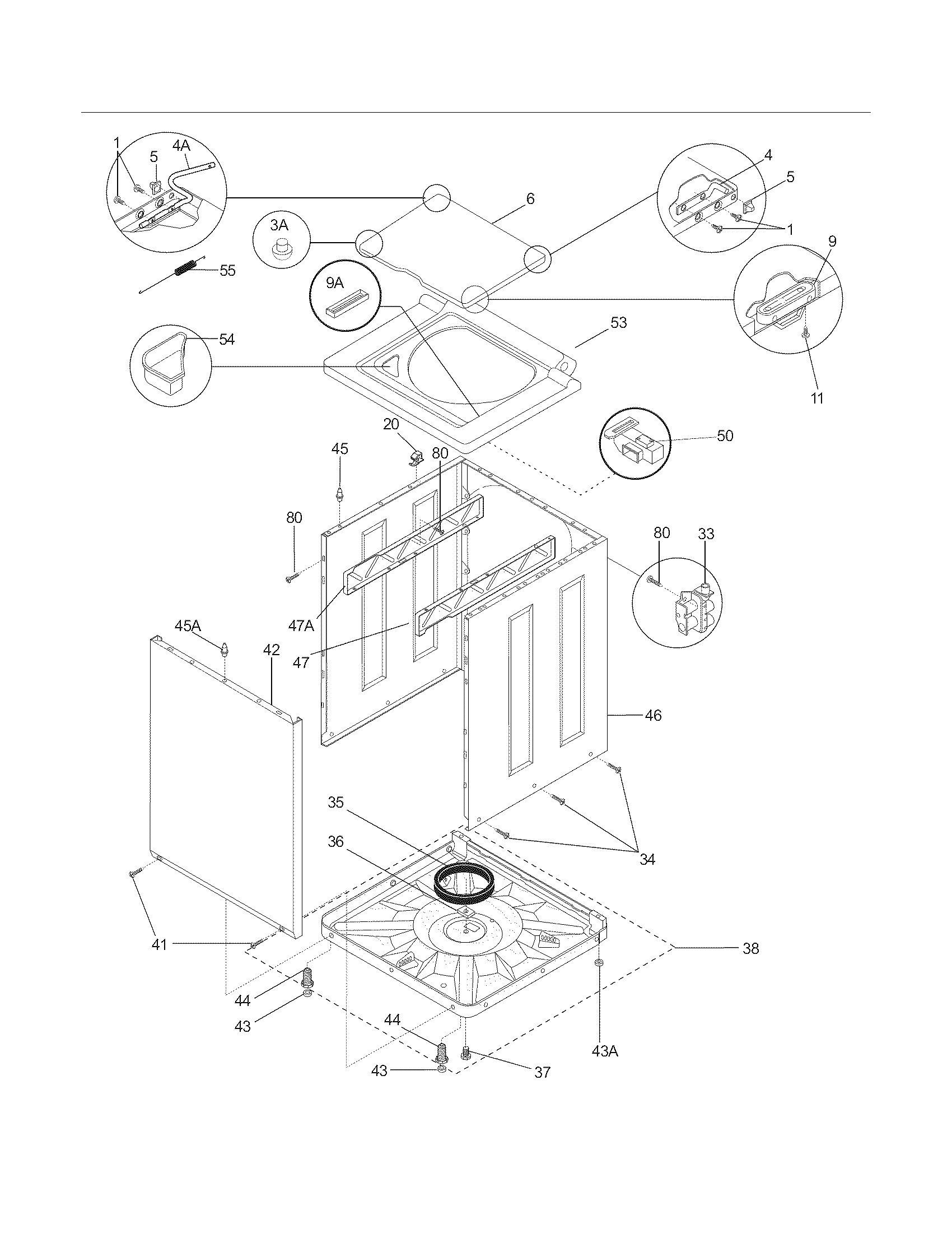 Lower cabinet/top