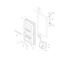 Frigidaire FRU17B2JW18 door diagram