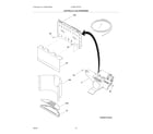 Electrolux E23BC78IPS0 controls & ice dispenser diagram