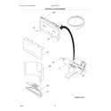 Electrolux E23BC78ISS0 controls & ice dispenser diagram
