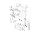 Frigidaire GLRH1779GW4 cabinet diagram