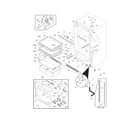 Frigidaire PLRU1778ES8 cabinet diagram