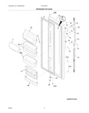 Refrigerator door