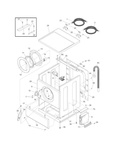 Cabinet/top
