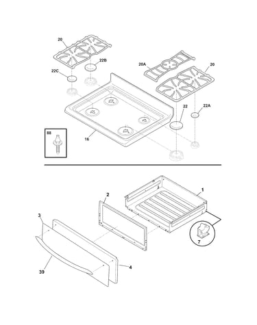 Top/drawer