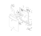 Frigidaire LGHD2433KM0 door diagram