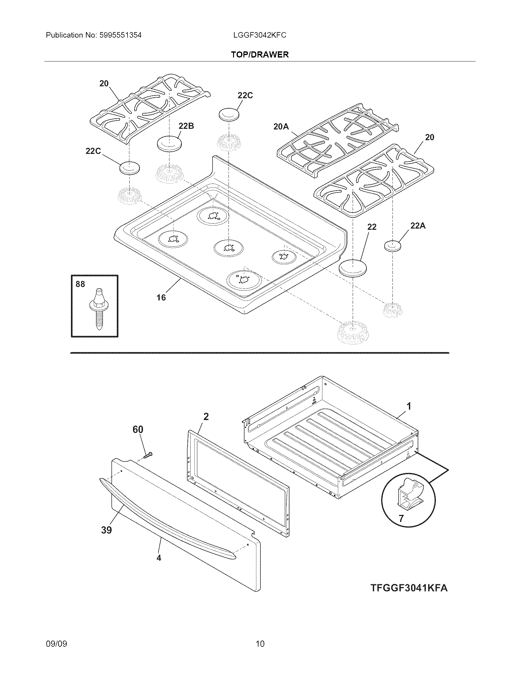 Top/drawer