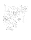 Upper cabinet/drum heater